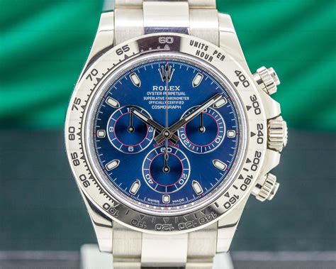 rolex daytona yellow gold blue dial replica|Rolex daytona oysterflex white gold.